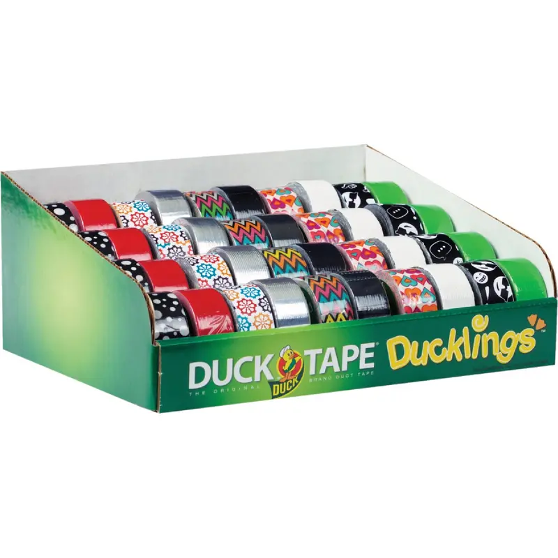 Duck Tape Ducklings Mini Duct Tape Rolls – 3/4" X 15 Yards, Assorted Colors & Patterns 1
