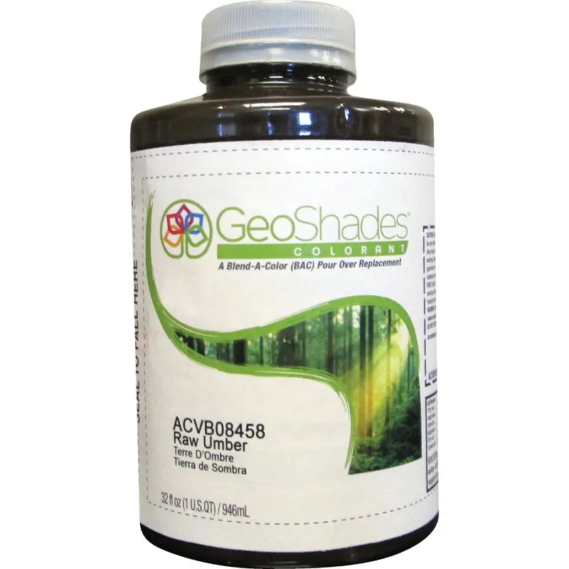 Geoshades Raw Umber Paint Colorant – 1-Quart Concentrated Tint For Custom Color Matching 1