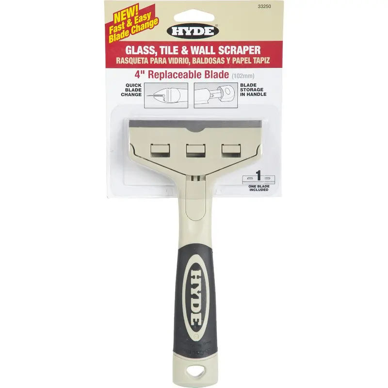 Hyde Razor Scraper For Glass, Tile & Wall Surfaces – Precision Edge Tool 1