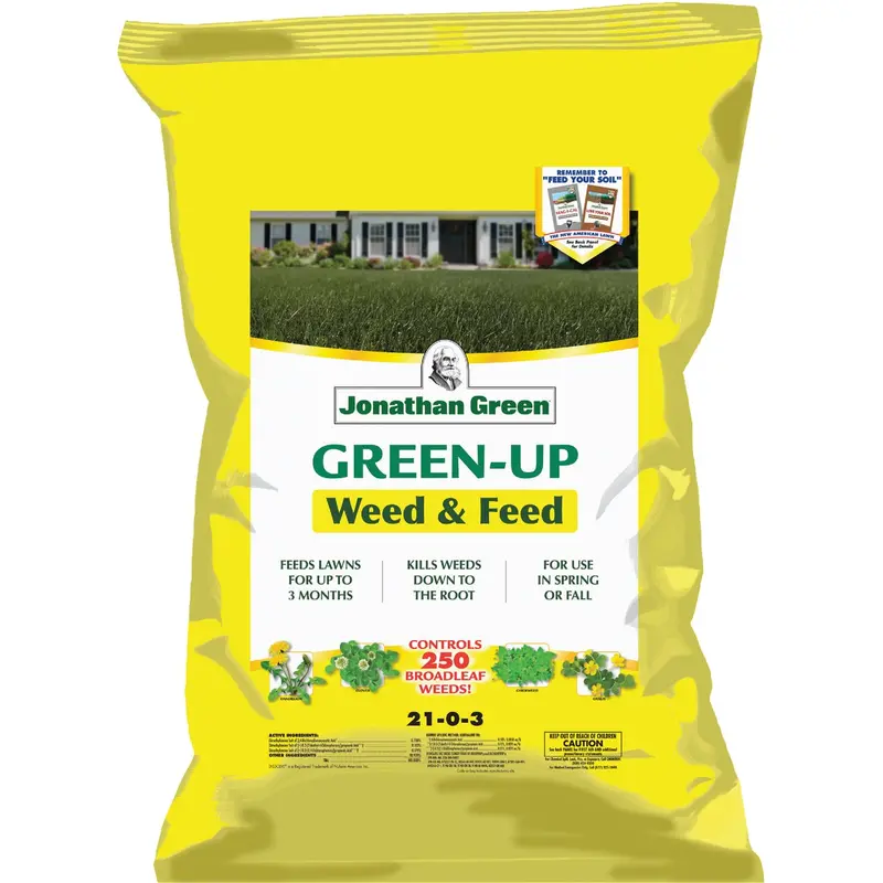 Jonathan Green Green-Up Weed & Feed Fertilizer – 21-0-3 Formula, Covers 15,000 Sq. Ft. 1