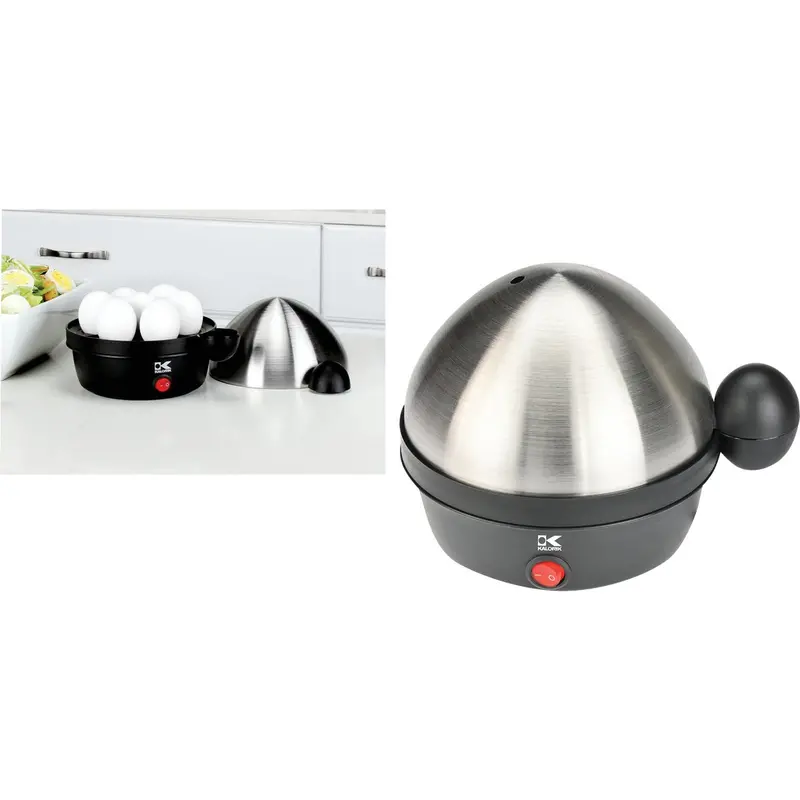 Kalorik Stainless Steel Electric Egg Cooker For Perfect Boiled, Poached, And Scrambled Eggs 1