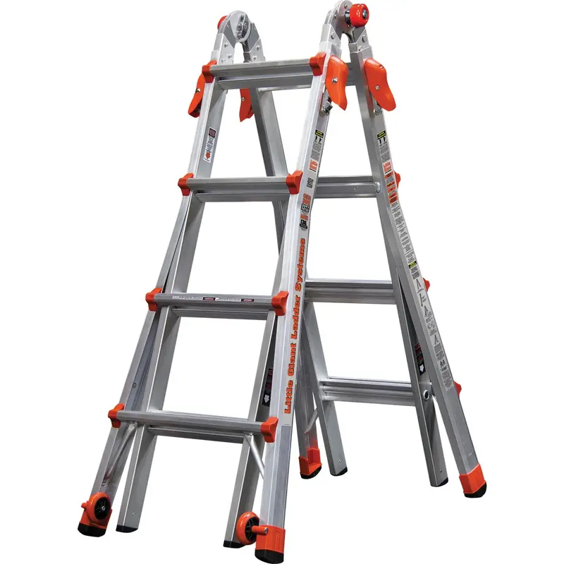Little Giant Velocity 15-Foot Aluminum Telescoping Ladder – 300-Lb Type Ia Duty Rating 1