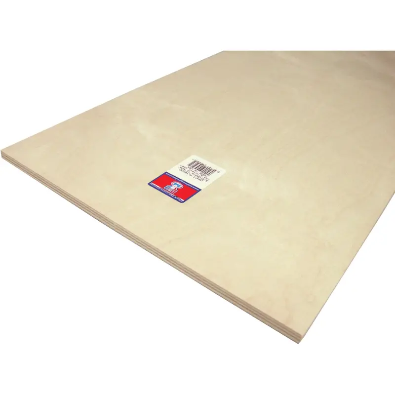 Midwest Birch Plywood Sheet – 3/8" × 12" × 24" 1