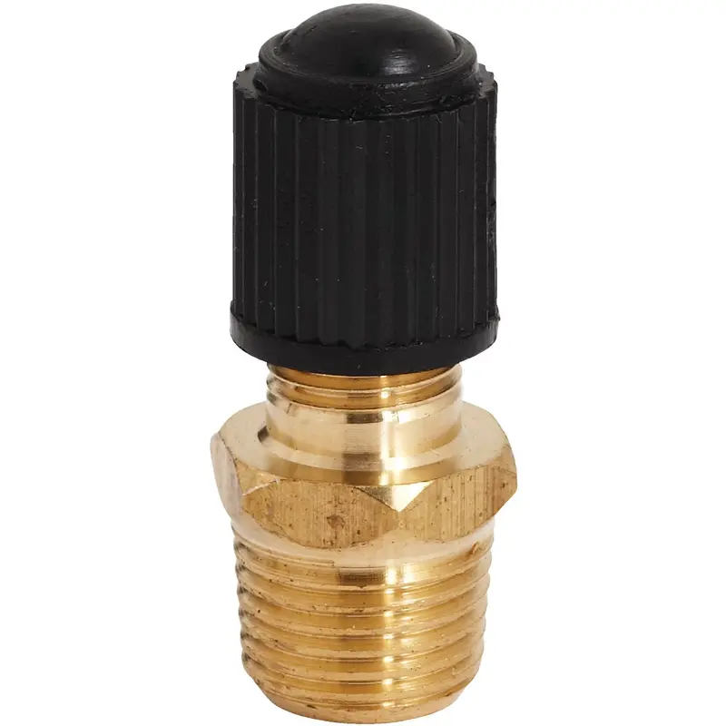 Milton 1/8-Inch Npt Tank Valve – Brass Air Compressor Shut-Off Fitting 1