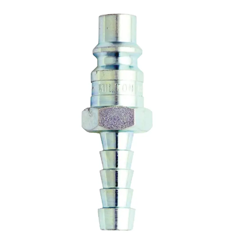 Milton H-Style Steel-Plated Plug – 3/8 In. Npt Male Thread For Industrial Use 1
