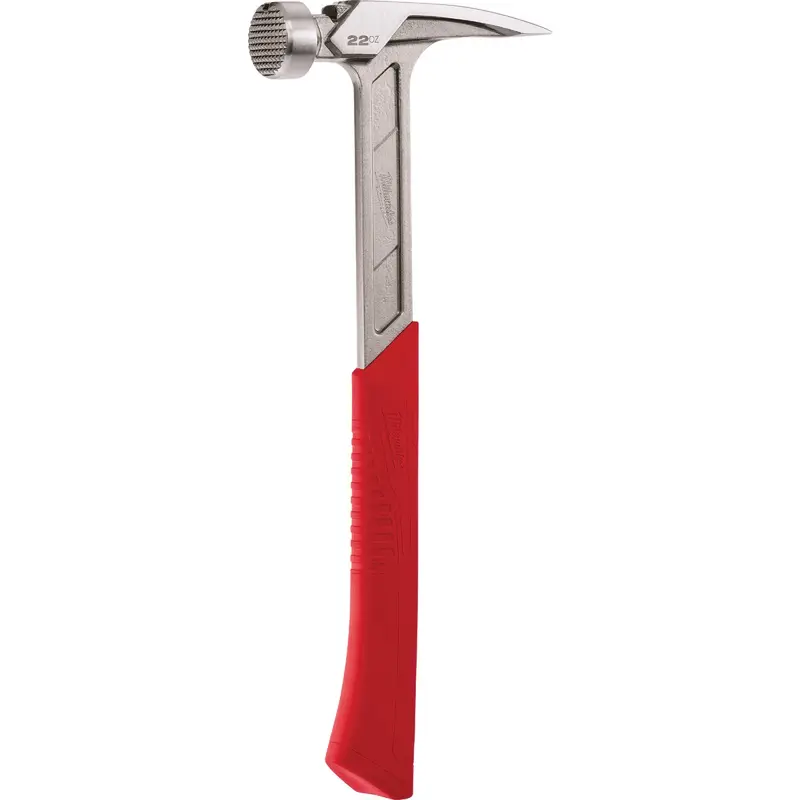 Milwaukee 22 Oz Milled-Face Framing Hammer With Steel I-Beam Handle 1