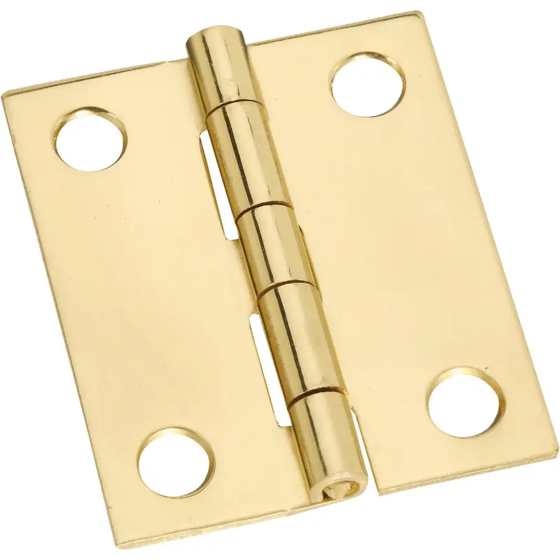 National Brass Decorative Medium Hinge – 1-1/2" X 1-1/4", Satin Finish (2-Pack) 1