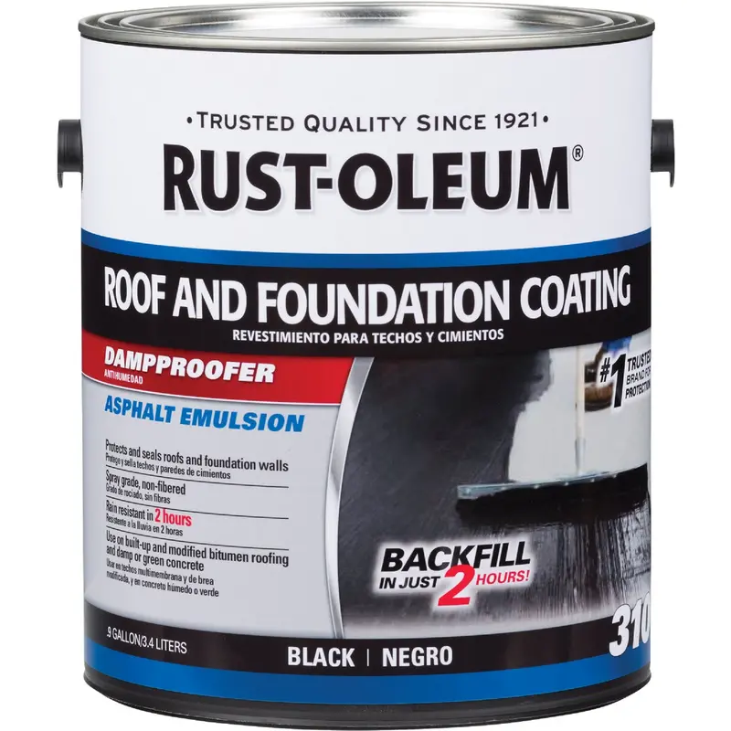 Rust-Oleum Roof & Foundation Protective Coating – 1-Gallon Waterproof Sealant 1