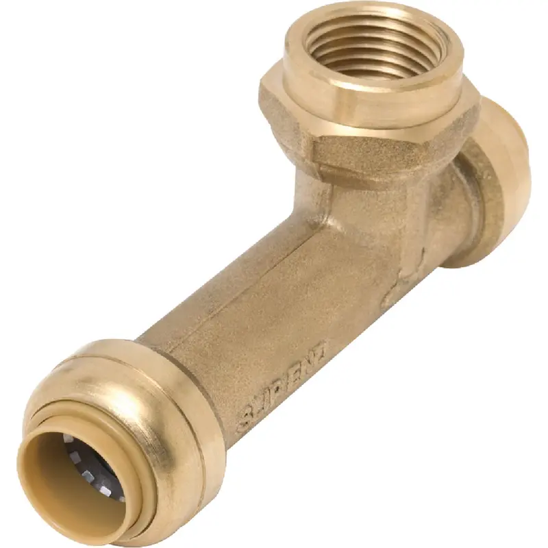Sharkbite 3/4" Push-To-Connect Center Slip Tee – Fpt Connection 1