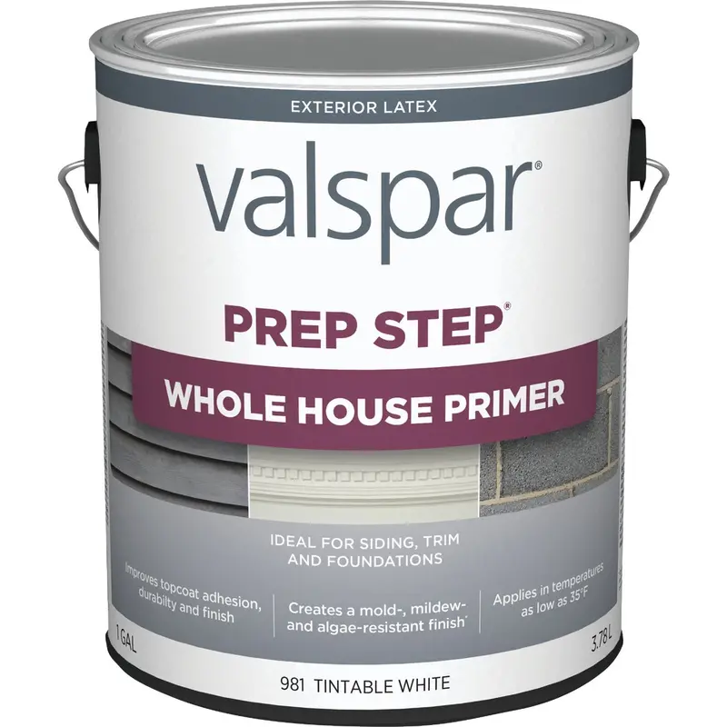 Valspar Prep-Step Exterior Primer – White, 1-Gallon Can 1