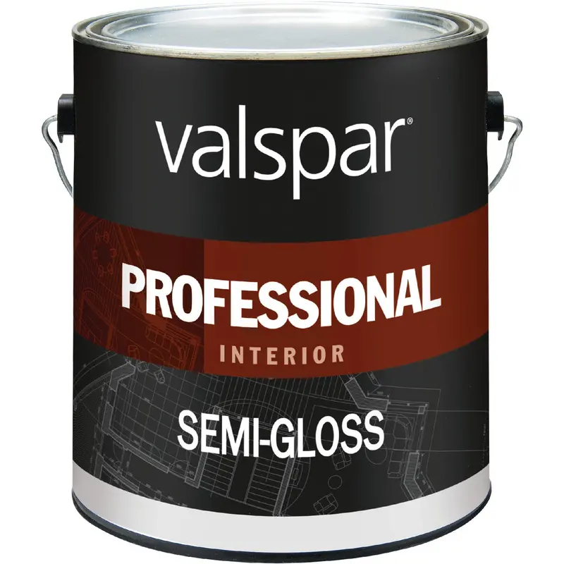 Valspar Professional Semi-Gloss Latex Interior Paint – High-Hide White, 1-Gallon Can 1