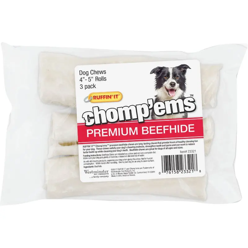 Westminster Pet Natural Chew Roll – 4–5 In. Size For Medium-Sized Dogs 1