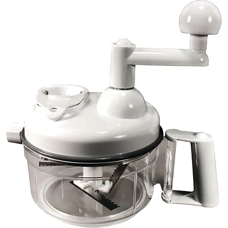 Weston Manual Kitchen Chopper And Mixer – 6-Cup Capacity, Compact Hand-Crank Food Prep Tool 1